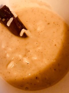 Una foto de Arroz con leche evaporada de coco (vegano)