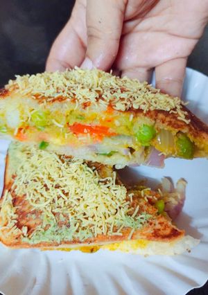 A picture of Bombay toast sandwich.