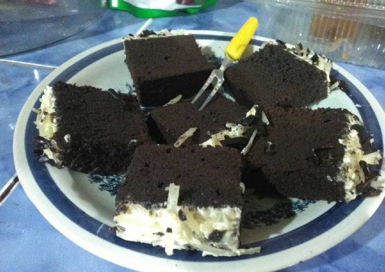 Resep Brownies putih telur anti kempes, Lezat Sekali