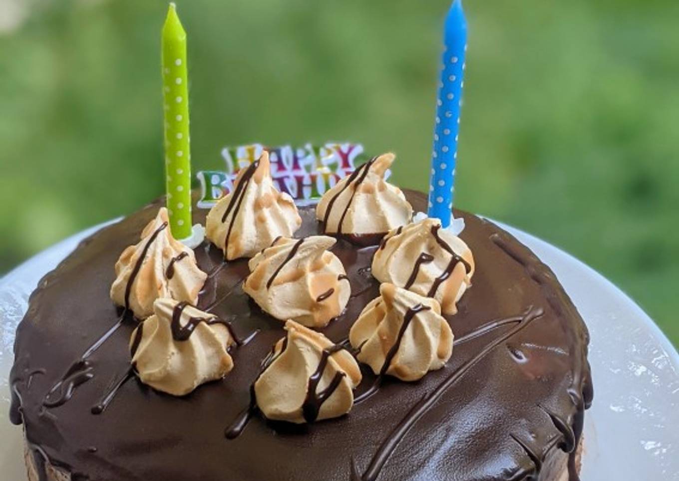 Chocolate chiffon cake