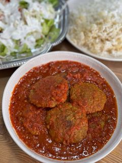 عکسی از دستور شامی کباب