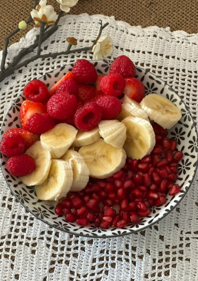 Una foto de Porridge de frutas