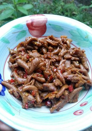 Foto resep Oseng Usus Pedas Manis ala LilisSyam