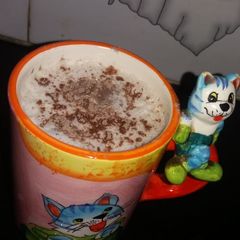 A picture of Choco milk shake.