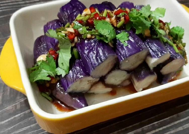 Simple Way to Make Any-night-of-the-week Chilled Eggplant with Garlic Sauce