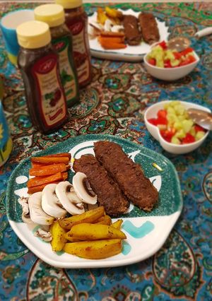 عکسی از دستور کباب تابه ‌ای با دورچین