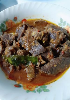 Foto resep Daging Bumbu Pedas
