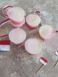 Puding Susu Kedelai Merah Putih
