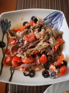 Una foto de Ensalada de berenjena