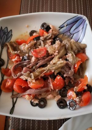 Una foto de Ensalada de berenjena
