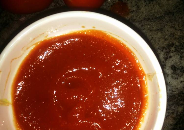 Recipe of Appetizing Home made tomato ketchup | So Great Food Recipe From My Kitchen