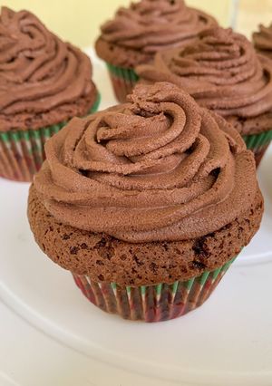 Une photo de Cupcakes au chocolat