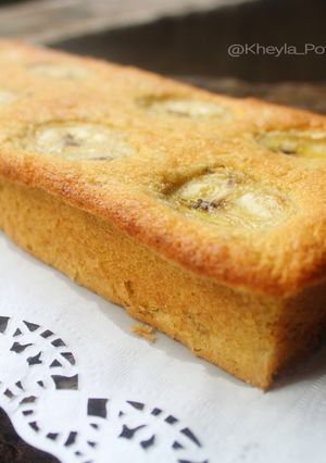 Foto resep Cake Pisang 5 Bahan Sangat Lembut No Bp / SP (with lemon glaze)