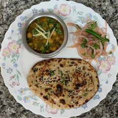 Soy Flour & Wheat Flour Naan A picture of Soy Flour & Wheat Flour Naan.