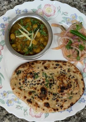 A picture of Soy Flour & Wheat Flour Naan.