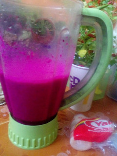 Foto resep Jus Buah Naga Yakult