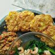 Tumis pokcoy siram saus udang + sambel tempe
