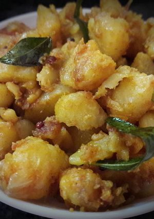 சிறு கிழங்கு பொறியல் செய்முறை முக்கிய புகைப்படம்