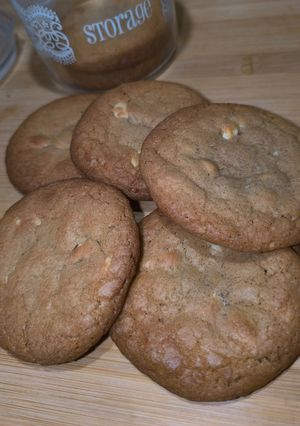 Une photo de Cookies chocolat blanc 🍪