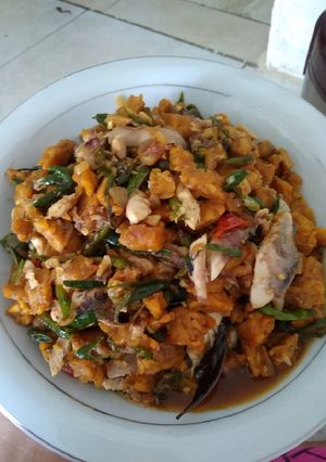Foto resep Tempe sambal ijo ikan swir