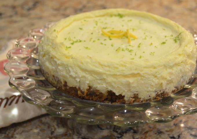 Instant Pot Lemon-Lime Cheesecake