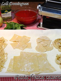 Una foto de Pasta fresca casera al huevo paso a paso