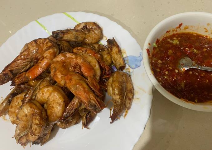 Langkah Mudah Memasak Resep Udang goreng asem