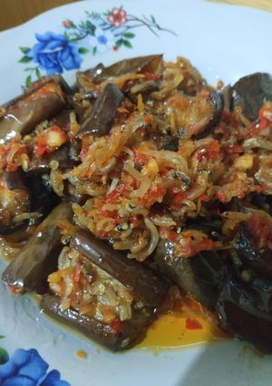 Foto resep Terong teri balado