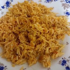 A picture of Jollof rice.