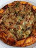 Rainbow Swiss Chard and Potato Frittata