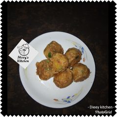 A picture of Yam balls.