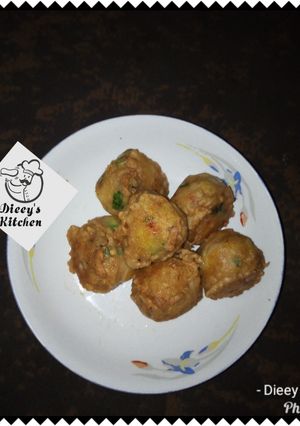 A picture of Yam balls.