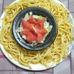 A picture of Homemade noodles.