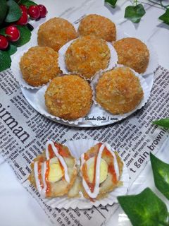 Foto resep Bola Bola Makaroni Keju Isi Telur Puyuh
