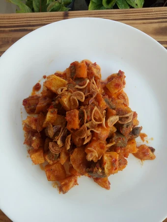 Cara Mudah Membuat Resep Kentang Ati sapi balado yang Bikin Ngiler