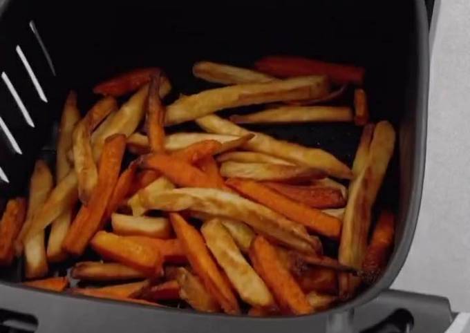 Batata frita na Airfryer Receita por Lourdes - Cookpad