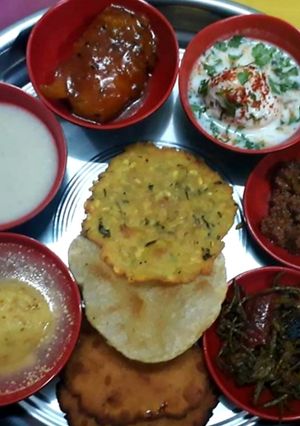 A picture of Moong Dal Poori.