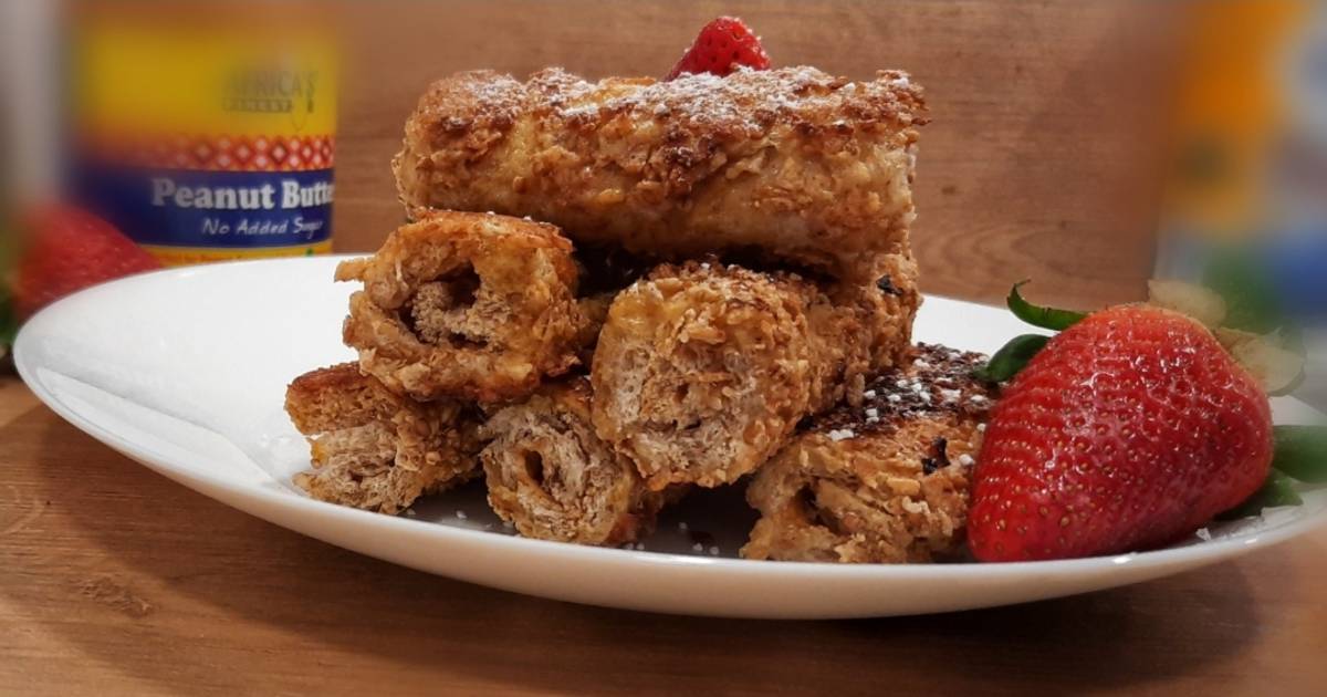 Peanut butter and jam bread rolls Recipe by Pauline's Menu Cookpad