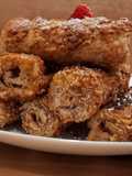 Peanut butter and jam bread rolls