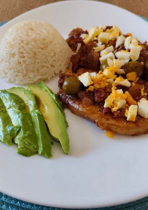 Una foto de Lomo a la baturra receta típica aragonesa