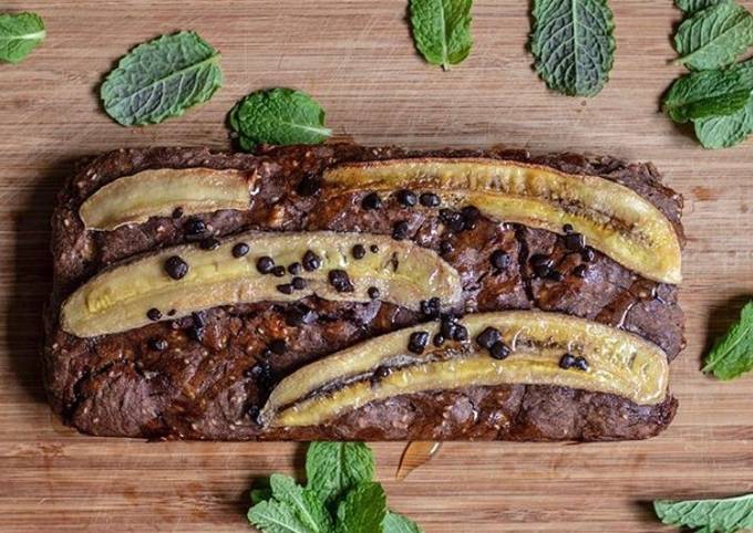 Mint chocolate chips banana bread 🍌 🍞