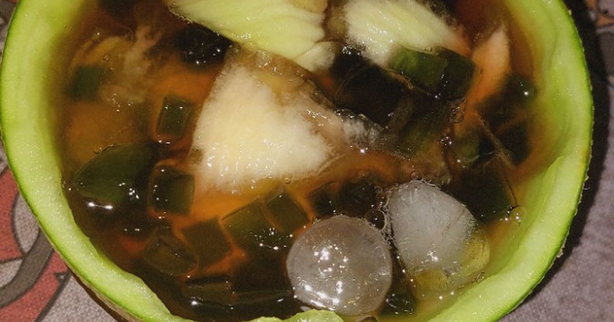 Es Blewah Cincau Hitam