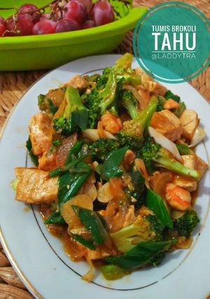 Foto resep Brokoli tumis tahu
