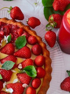 صورة لوصفة تارت الفريز