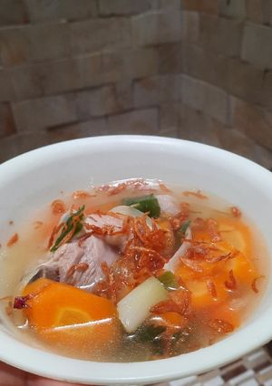 Foto resep Sop Ayam Cemplung
