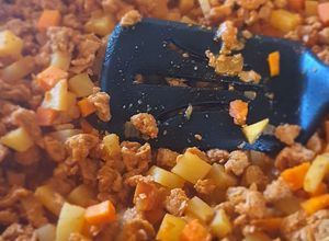 Una foto de Picadillo de soya