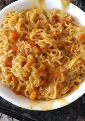 A picture of Veggie maggi.