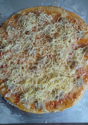 Foto resep Pizza Sosis Bakso