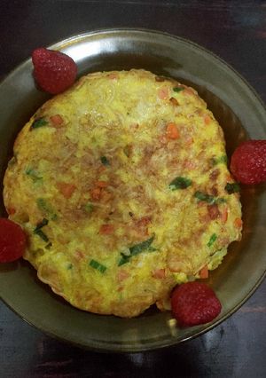 Foto resep Omelet Mie