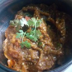 A picture of Baingan Bharta.